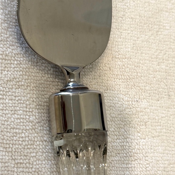 Waterford Crystal Cake Server with Silver Blade. Like New. Gorgeous. #BridalGift - Picture 2 of 4